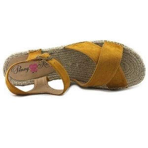 Penny Loves Kenny open toe suede espadrille